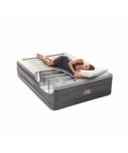 MATERASSO MATRIMONIALE GONFIABILE INTEX "TRUAIRE COMFORT PLUSH" MARRONE 152X203X46 CM - COD. 64036
